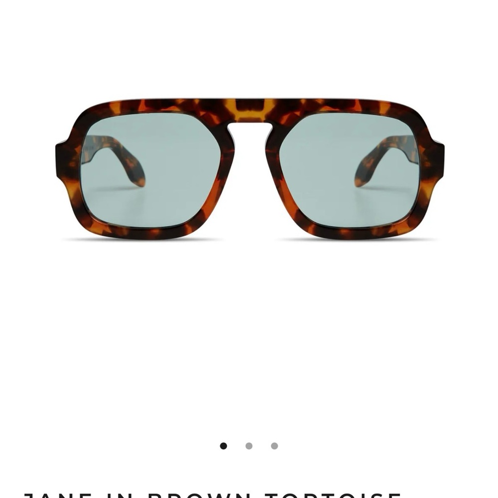 Elisa Johnson Jane Sunglasses in Brown Tortoise